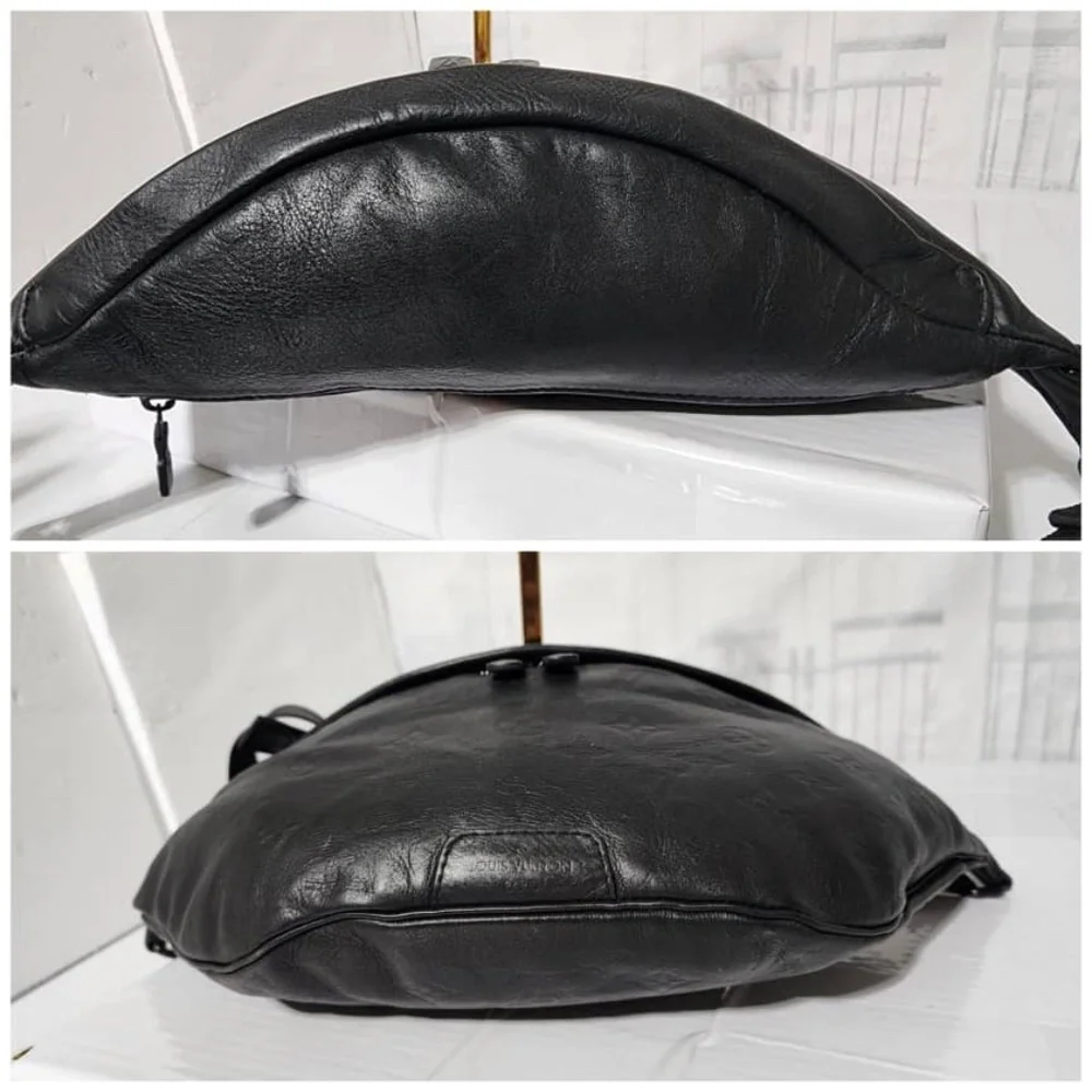 SOLD***Authentic LOUIS VUITTON Monogram Shadow Leather Discovery Bum/Waist Bag - Picture 12 of 15
